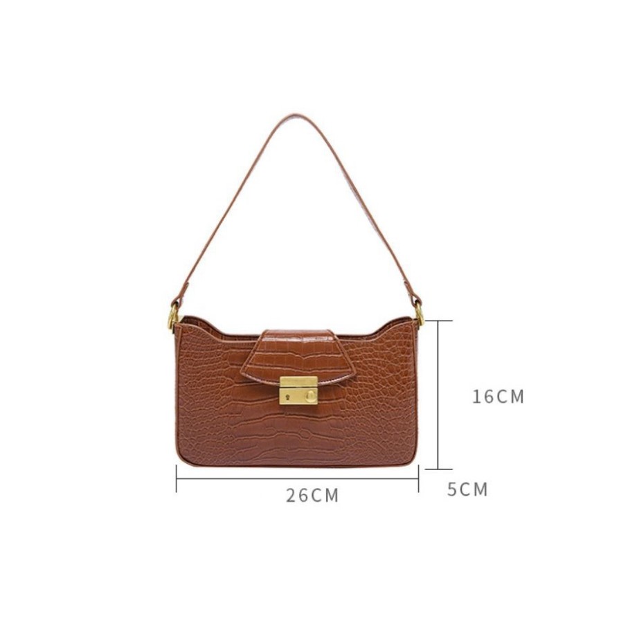 Túi kẹp nách Ngọc Trinh vân da cá sấu cao cấp siêu hot mẫu mới nhất KN01 túi xách đeo vai Chip Xinh Bag | BigBuy360 - bigbuy360.vn