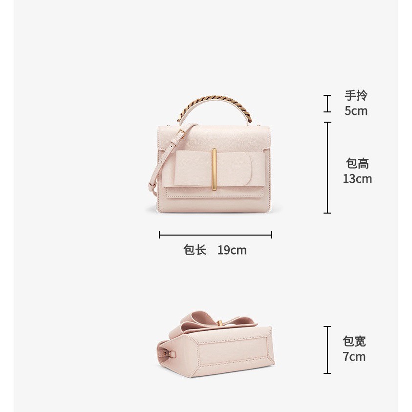 LAROSA - [Có sẵn] - Túi Đeo Chéo CK Nơ CK2-50150851 (Hàng xuất đủ tag, túi vải)
