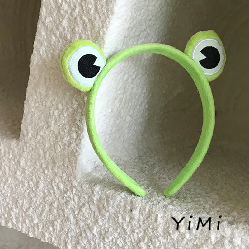 Băng Đô Cài Tóc Hình Chú Ếch Nhỏ Dễ Thương Cho Nữ