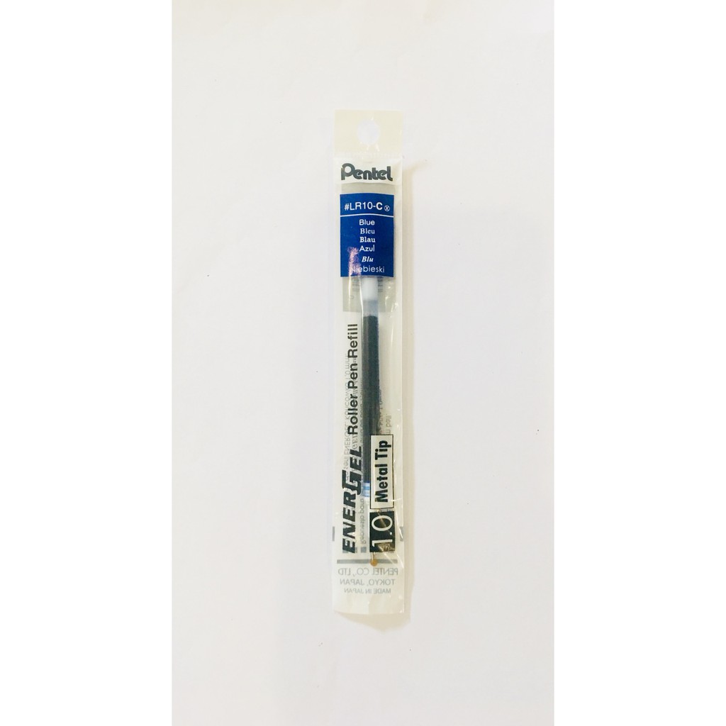 Ruột Bút Gel Pentel nét 1.0mm LR10 | Siêu mượt - Tốc Ký - Siêu nhanh khô