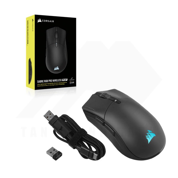 Chuột Máy Tính Không Dây - Corsair Sabre RGB Pro Wireless Champion Series - Hàng Chính Hãng