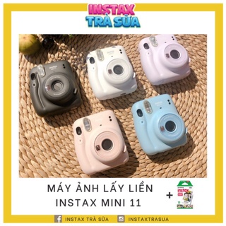 Instax Mini 11 - Máy ảnh lấy ngay Fujifilm - Chính hãng BH 1 năm - Tặng kèm 10 film