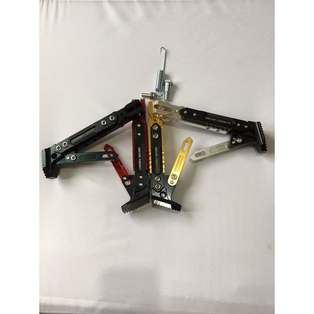 Chân chống, chống ngang phụ racing biker nhôm cnc cao cấp cho mọi loại xe máy/xe đạp điện