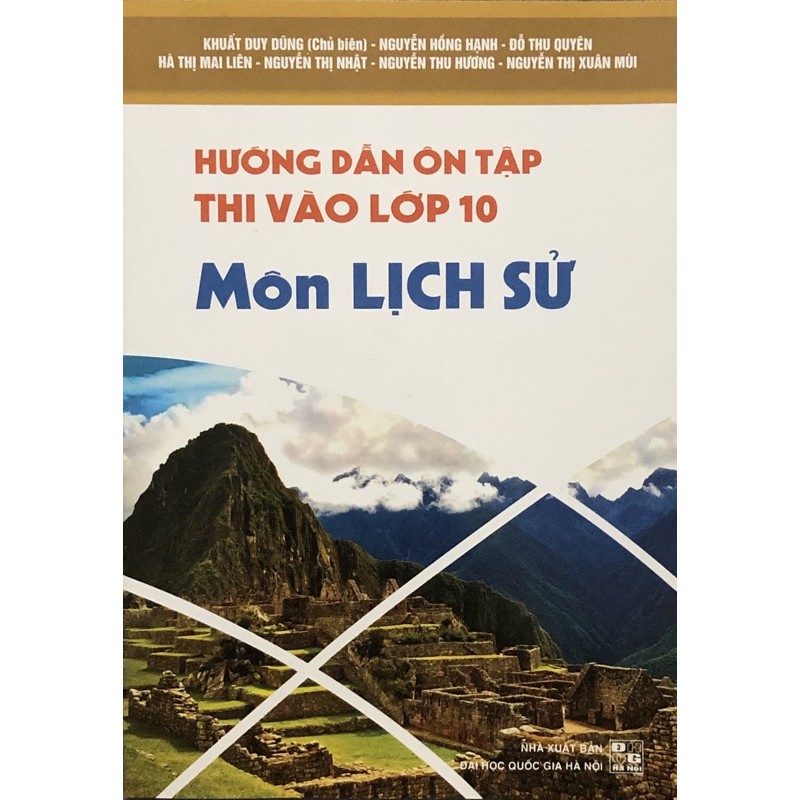 Sách - Hướng Dẫn Ôn Tập Thi Vào Lớp 10 Môn Lịch Sử