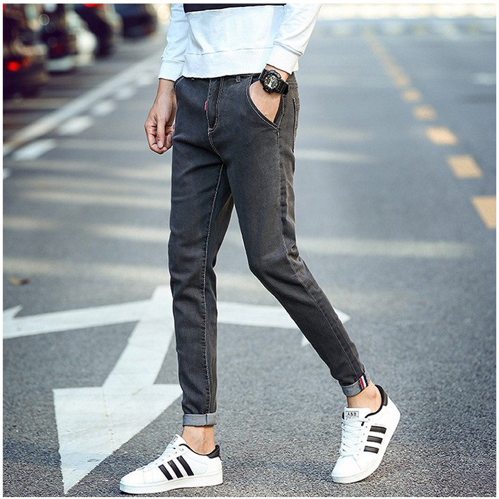 Quần jean đũng rộng co giãn LK512 390k 195k