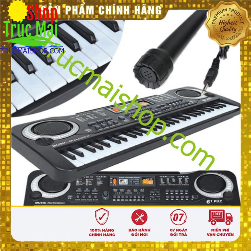 đàn cho bé Đàn Piano Đàn Điện Tử 61 Phím Kèm mic Cho Bé Đàn Organ