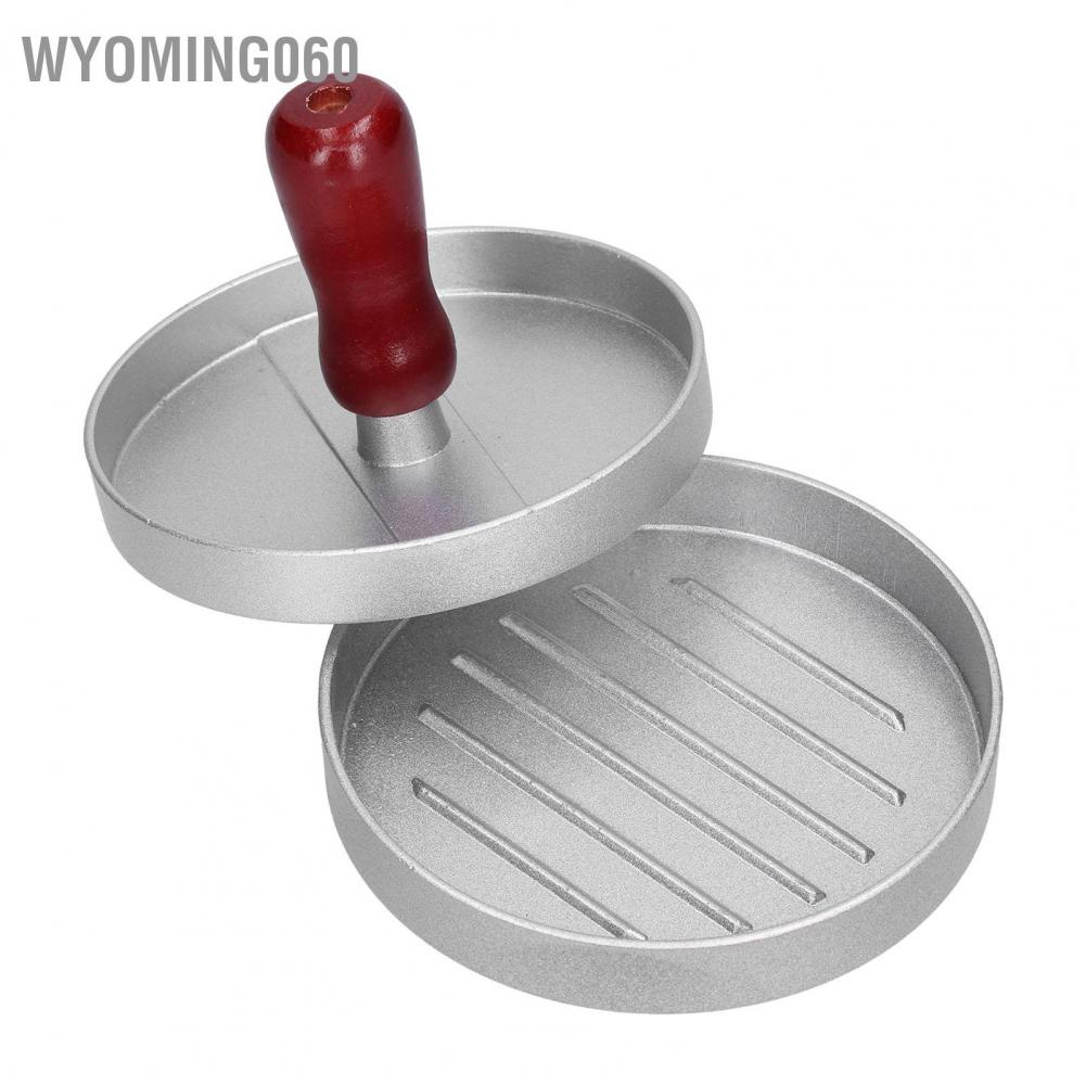 [Hàng Sẵn] Máy ép bánh hamburger bằng hợp kim nhôm, máy ép bánh thịt, bánh đậu phụ, cơm nắm, máy ép phun sơn, thịt hamburger【Wyoming060】