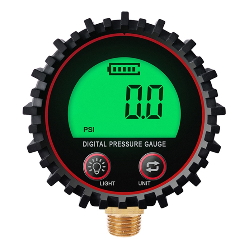 Đồng Hồ Đo Áp Suất Không Khí Kỹ Thuật Số Cho w / 1 / 4 '' NPT Power for w / LED