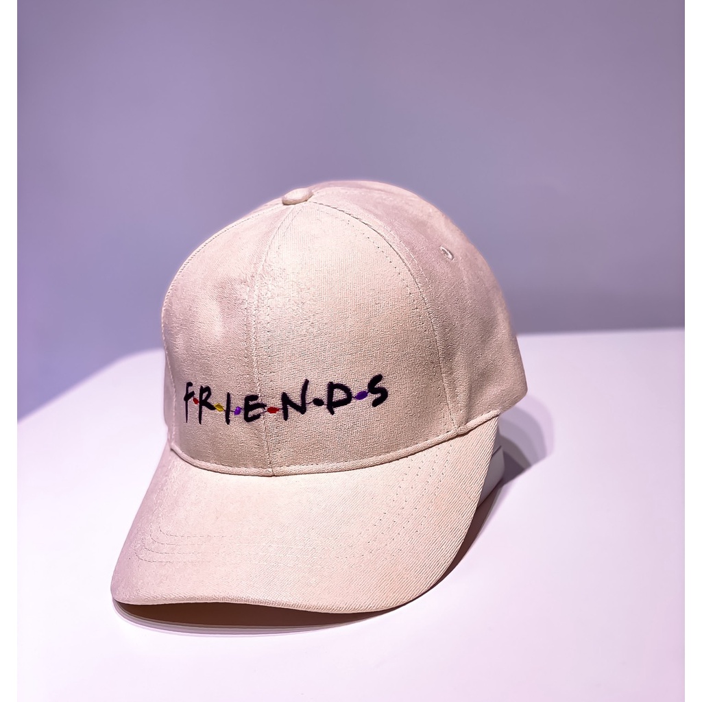 Nón Kết Nhung Kaki Cao Cấp Thêu Chữ Friend Phong Cách Ulzzang Form Unisex Nam Nữ 415