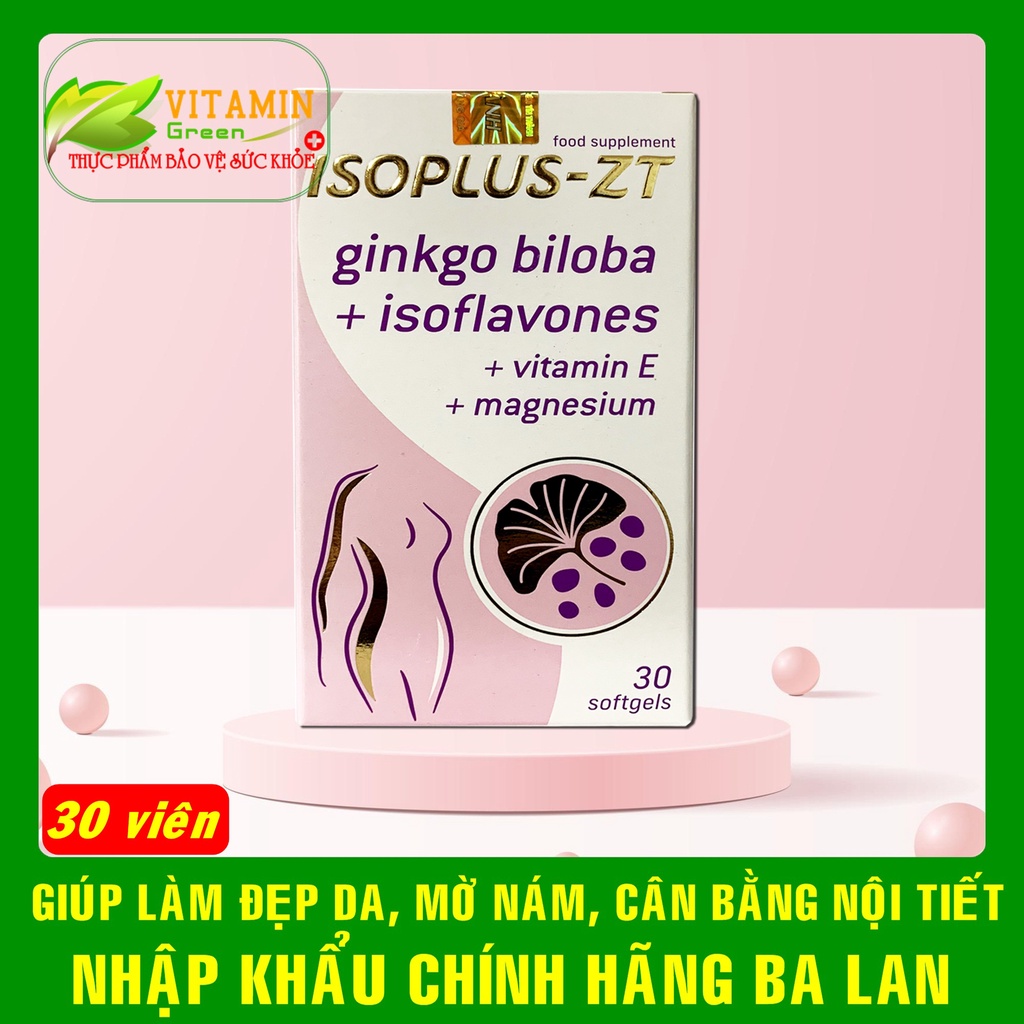 Viên uống bổ sung nội tiết tố tăng cường sinh lý nữ ISOPLUS-ZT 30 viên | Nhập khẩu chính hãng Ba Lan
