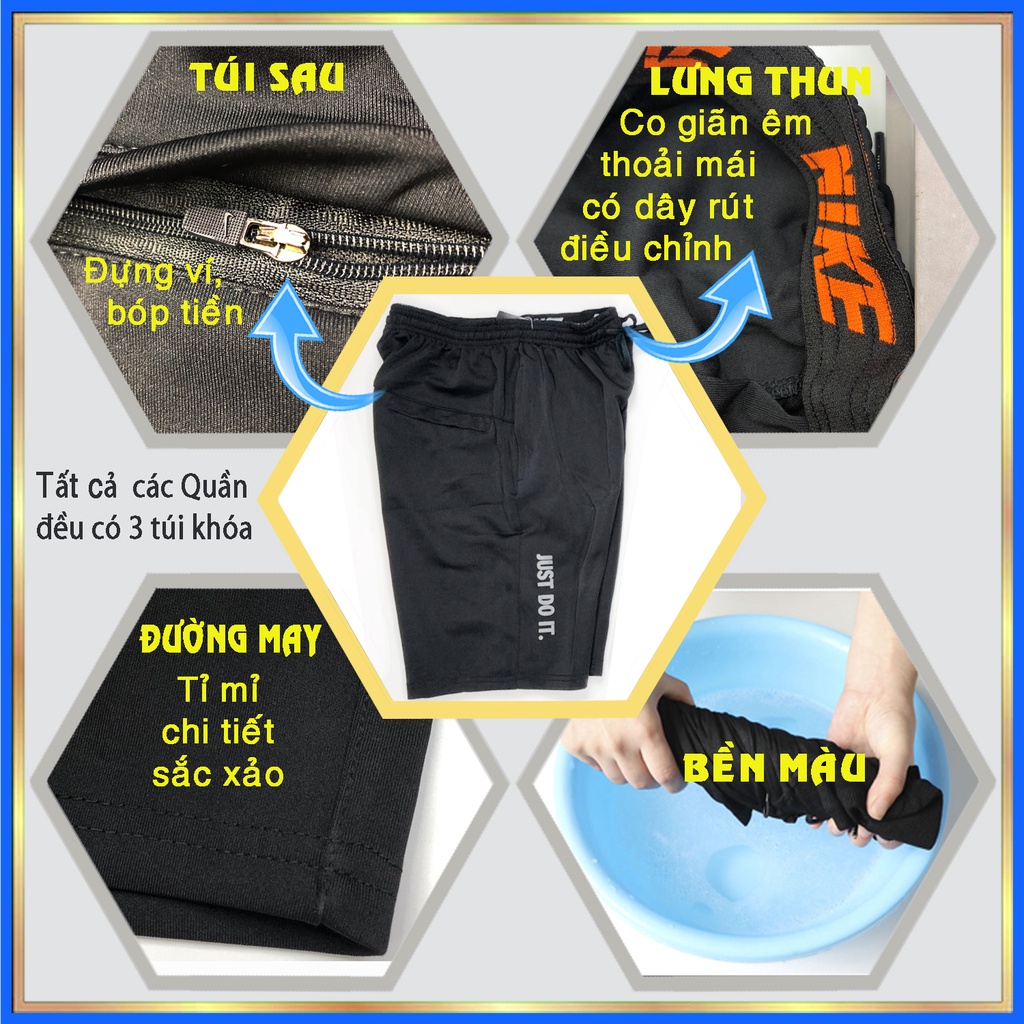 Quần Short nam sọt nam thể thao đẹp Q27 quần đùi nam thể thao thun ngắn cao cấp có size lớn cho người mập big size