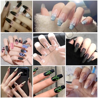 YUKEHUI móng tay giả móng giả móng tay mống tay giả bộ 24 móng tay giả sét 24 móng tay giả keo Dụng cụ  Phụ kiện Làm đẹp