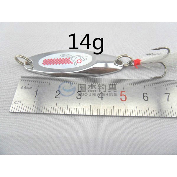 NEW Mồi Câu Cá Giả Bằng Kim Loại 7g 10g 14g 18g