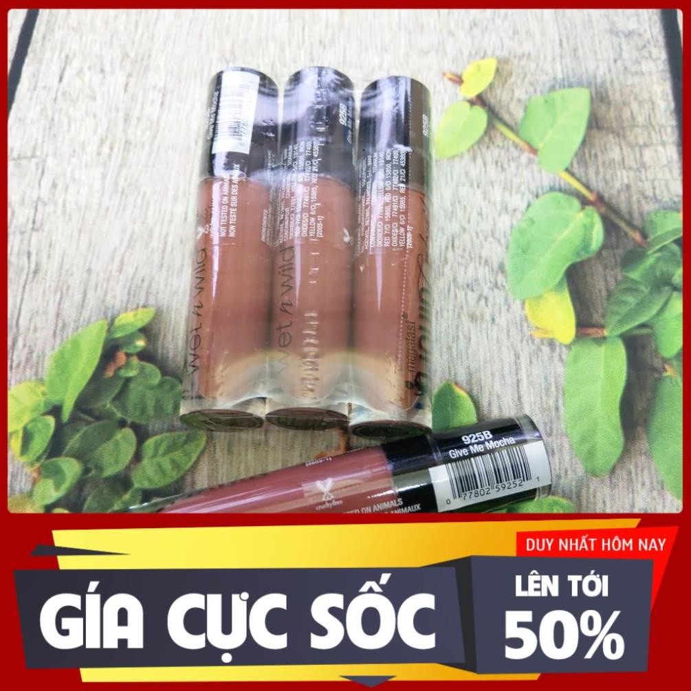 (Lưu ý đọc phần mô tả sản phẩm) Son kem lì Wet n Wild - Give me mocha 💄