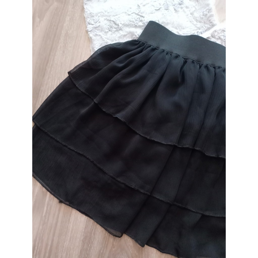 chân váy voan gân 3 tầng ( 40-60kg) | BigBuy360 - bigbuy360.vn