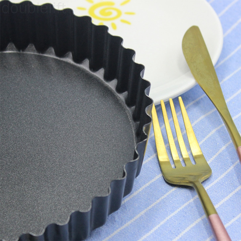 Khuôn làm bánh pizza dáng tròn bằng thép carbon có thể tháo rời phần đáy đa năng tiện lợi