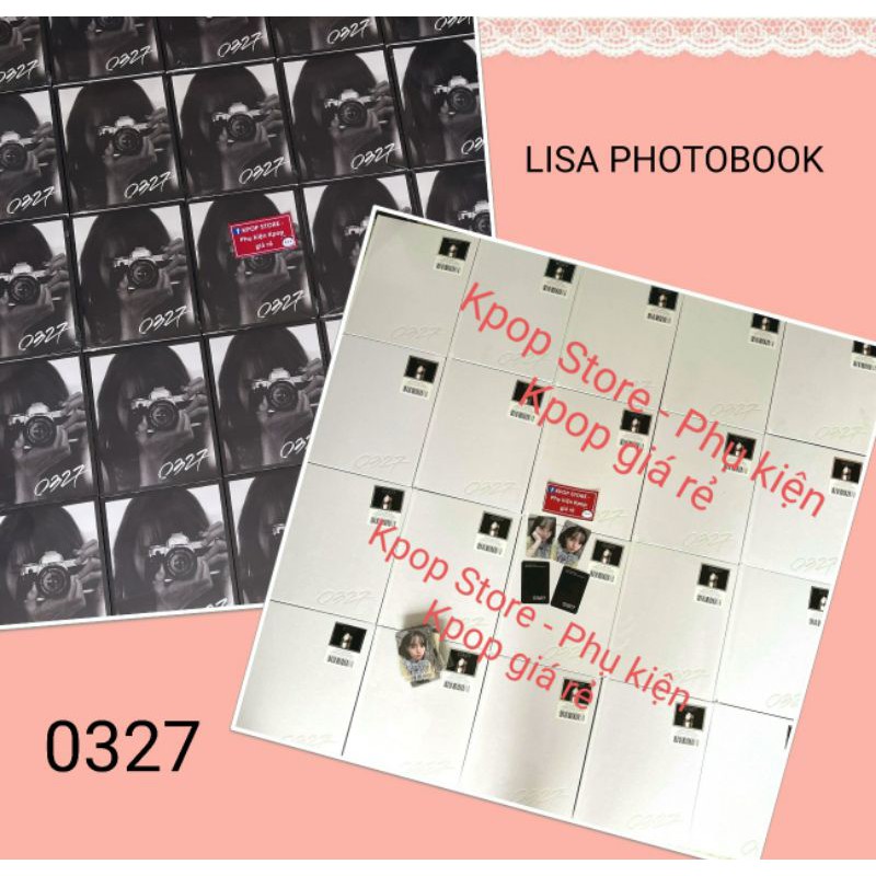 SẴN - LISA PHOTOBOOK 0327 - VOL 1, VOL 2