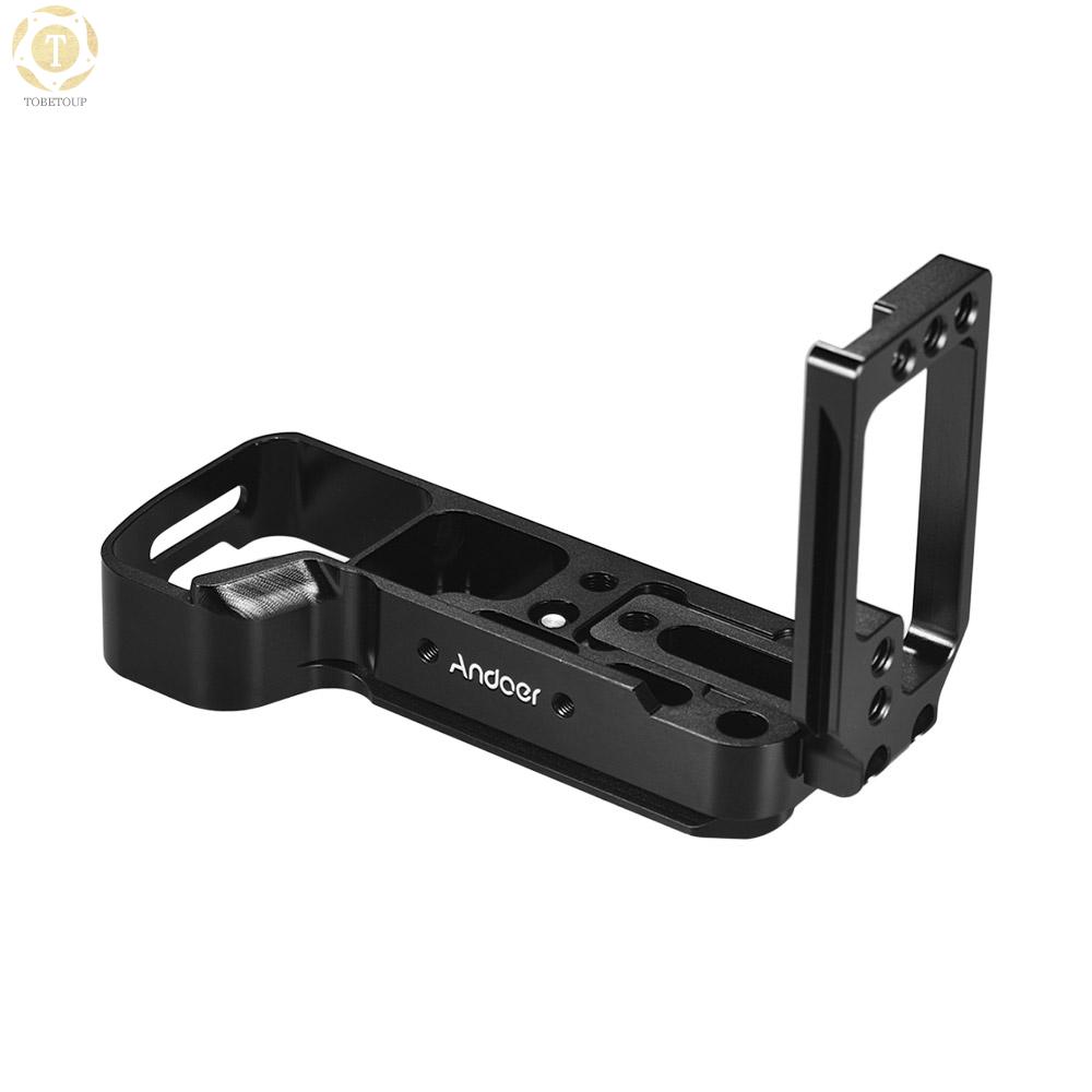 Shipped within 12 hours】 Andoer L-shaped Aluminum Alloy Quick Release Plate L Bracket Plate Quick Release Baseplate with Side Plate for Sony A7III A7MIII A7RIII A9 ILDC cameras Quick Release Plate [TO]