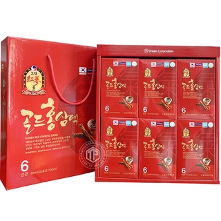  Nước Uống Hồng Sâm 6 Năm Tuổi Korea Red Ginseng Dream  70 ml x 30 gói  