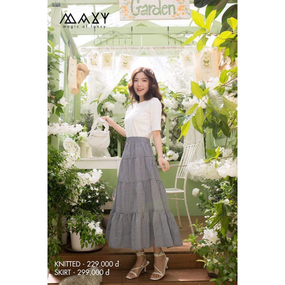 Chân váy dáng dài xoè tầng ruffer skirt Maxy Workshop | BigBuy360 - bigbuy360.vn