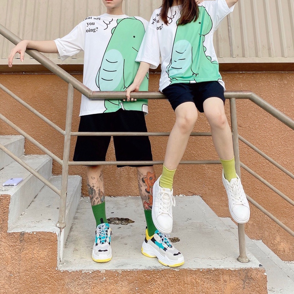 Đồ bộ hoạt hình form rộng Unisex BỘ KHỦNG LONG DOING Freesize dành cho nam nữ Molly Fashion | BigBuy360 - bigbuy360.vn