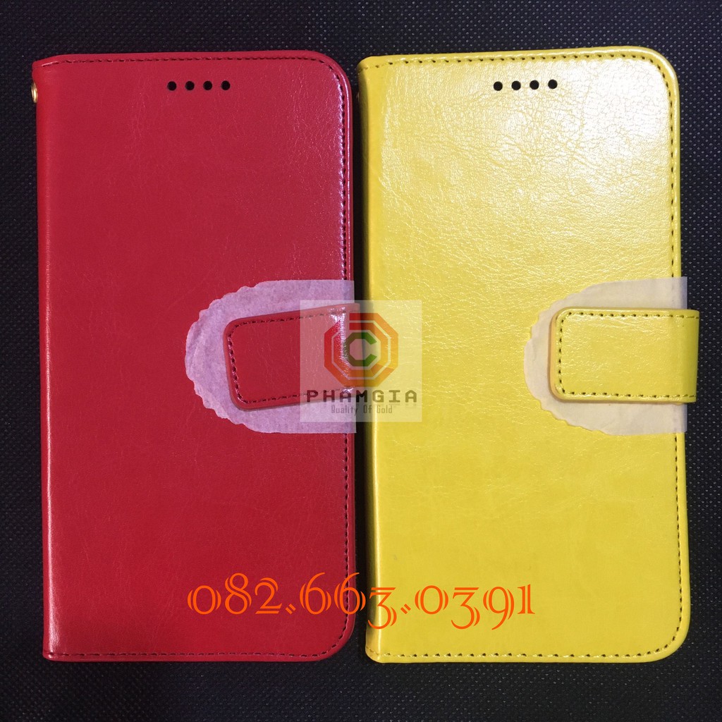 Bao da Vsmart Live chất da siêu đẹp, có nắp gập ngăn đựng thẻ