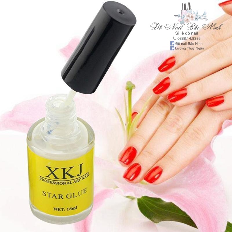 Keo Dán Foil Nail XKJ Chính Hãng Chai 16ml