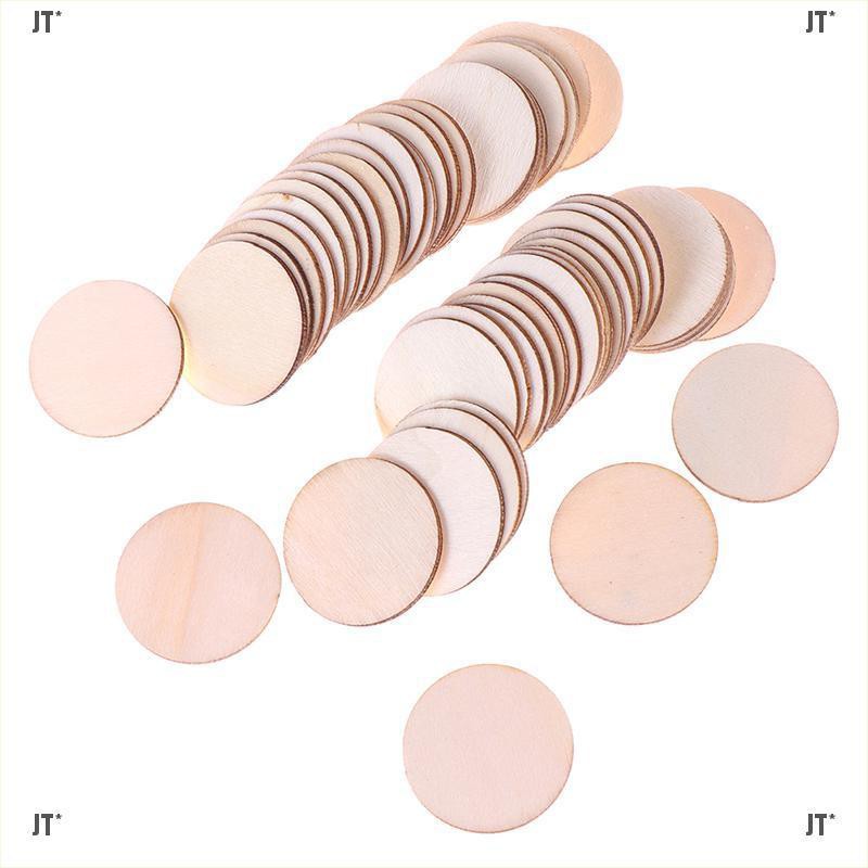 Bộ 50 Miếng Gỗ Tròn Chất Lượng Cao