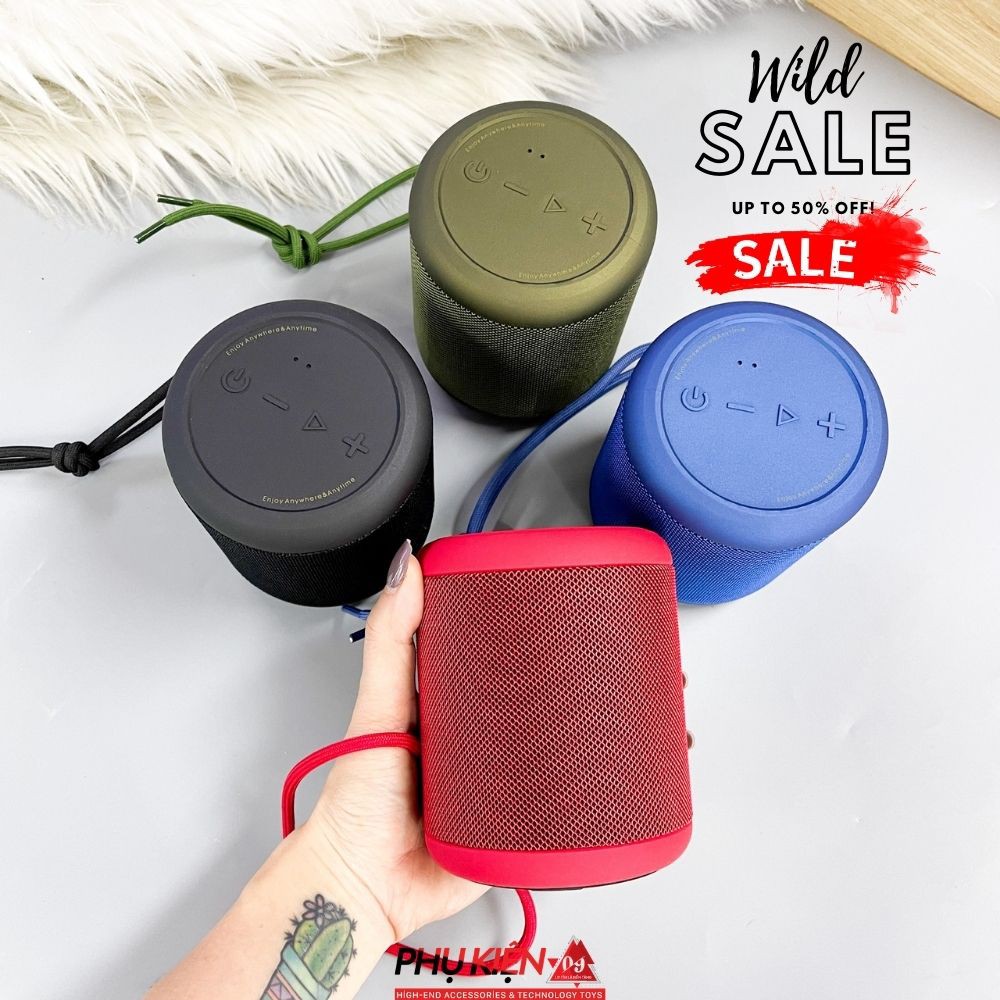 LOA BLUETOOTH CHÍNH HÃNG REMAX M56 DEEP BASS TRẦM BỔNG, CHỐNG NƯỚC IPX6, CÔNG SUẤT+PIN KHỦNG, NHỎ GỌN [BH]