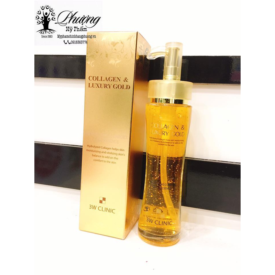 Serum dưỡng tái tạo da Collagen Luxury Gold 3W Clinic