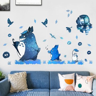 Giấy Dán Tường Hình Totoro Phong Cách Bắc Âu Sáng Tạo