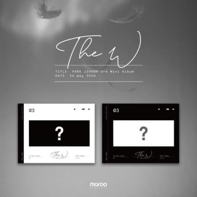 Album PARK JI HOON - The W (tặng túi zip)