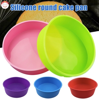 Khay Nướng Bánh Chống Dính Hình Tròn Bằng Silicon Kích Thước 10.16 / 15.24 / 20.32 cm