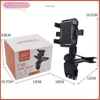 Giá đỡ kẹp điện thoại trên ô tô - kẹp điện thoại trên taplo ô tô 360•