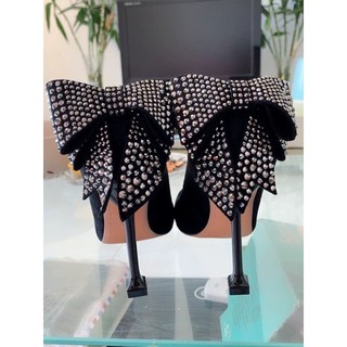 ORDER♥️Giày Cao Gót Đính Nơ(ảnh thật)Size 35-40