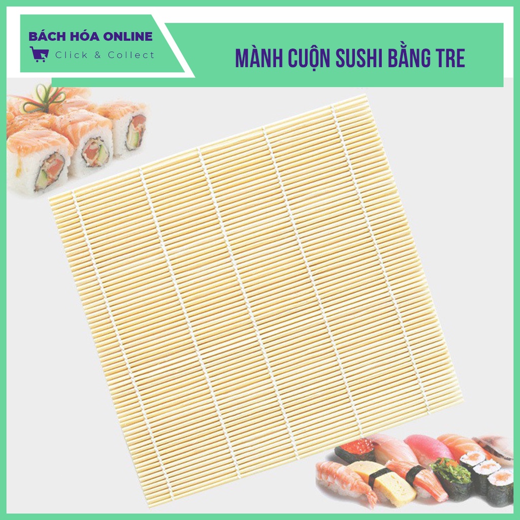 Mành tre cuộn cơm Kimbap Sushi Hàn Quốc