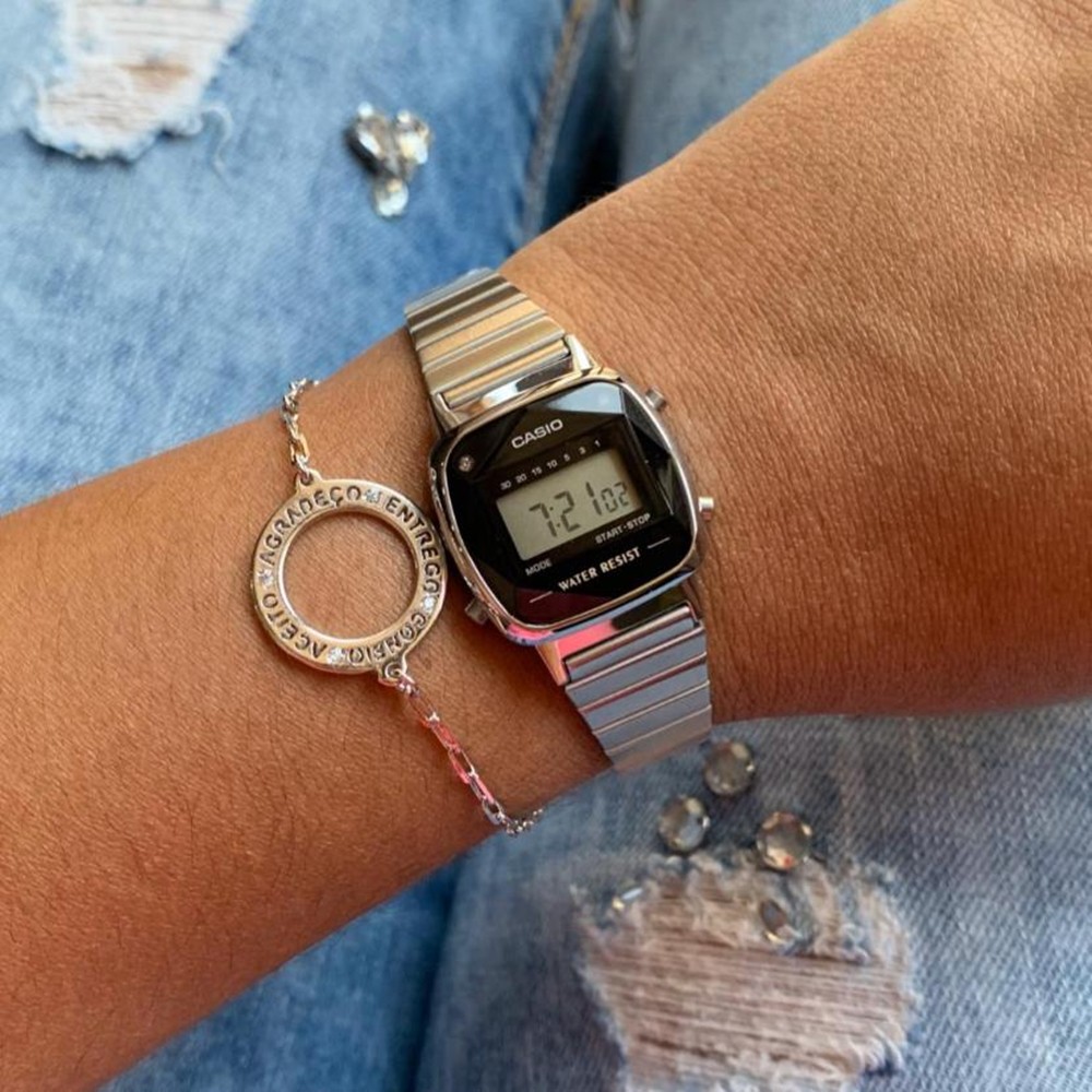 Đồng hồ nam nữ dây kim loại chính hãng Casio A159WAD-1DF - Dvauthentic.vn