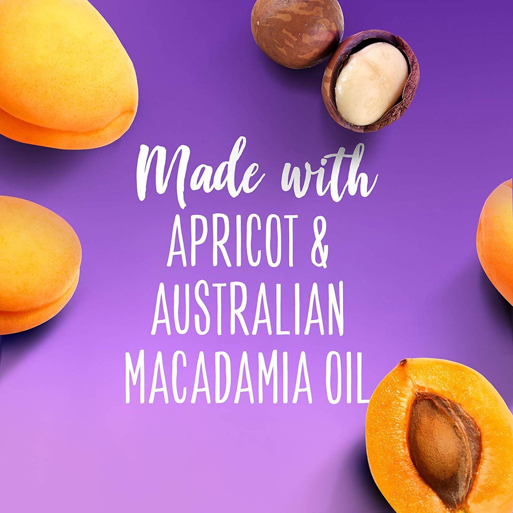 (hàng Mới Về) Dầu Gội Đầu Aussie Total Miracle Apricot & Australian Macadamia Oil 360ml