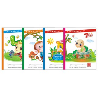 Vở 4 ô ly 96 trang Class Zoo 0396