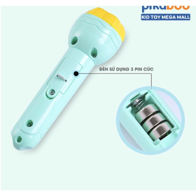 Đèn pin chiếu hình full bộ 48 hình cho bé thoả thích khám phá, học hỏi
