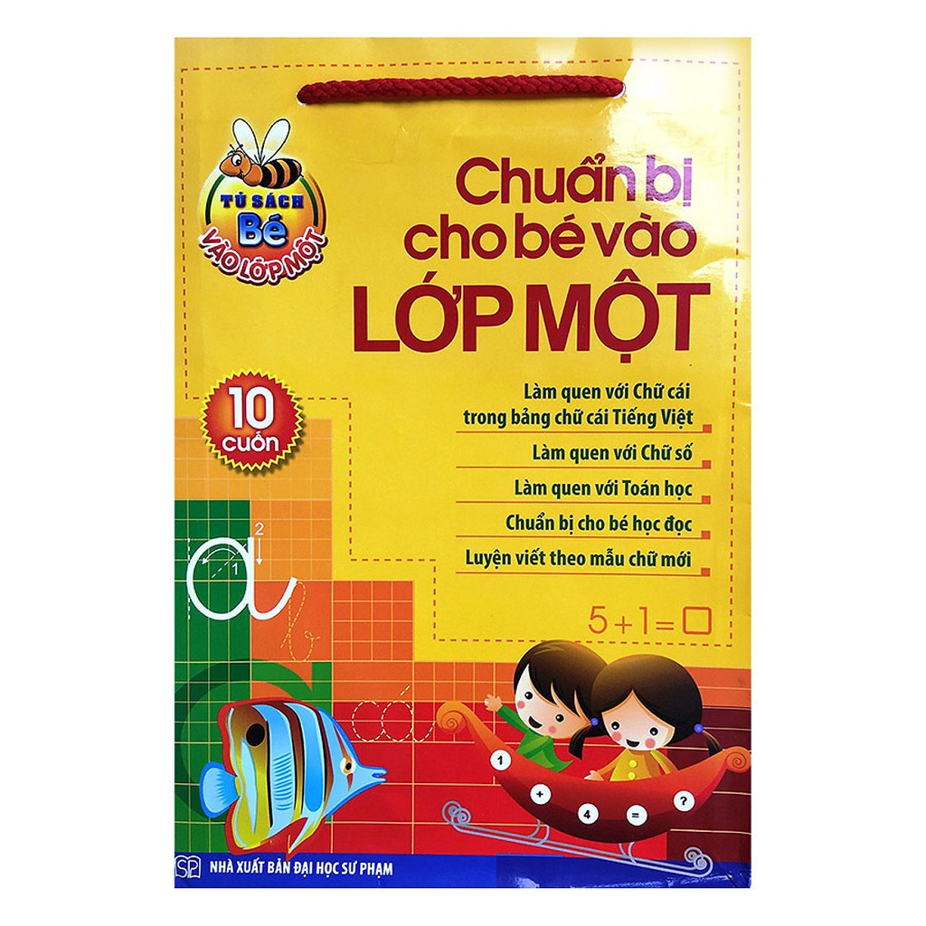 Bộ sách Chuẩn bị cho bé vào lớp một (Túi 10 Cuốn) (Tái bản 2018)