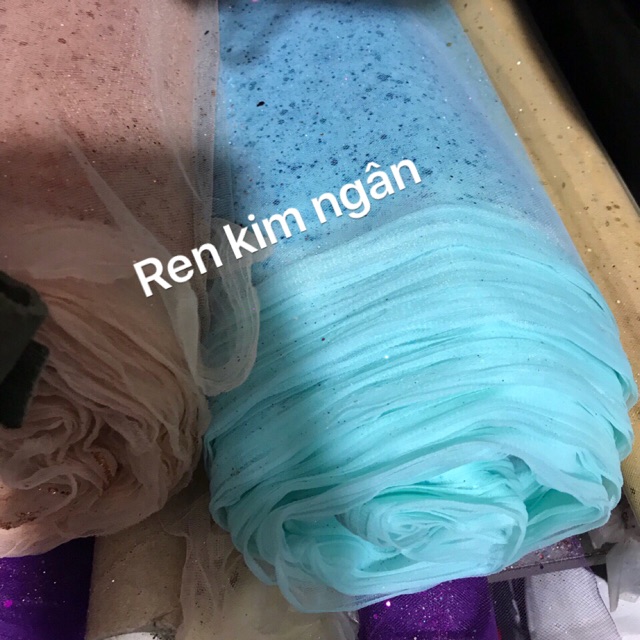 Vải lưới kim tuyến