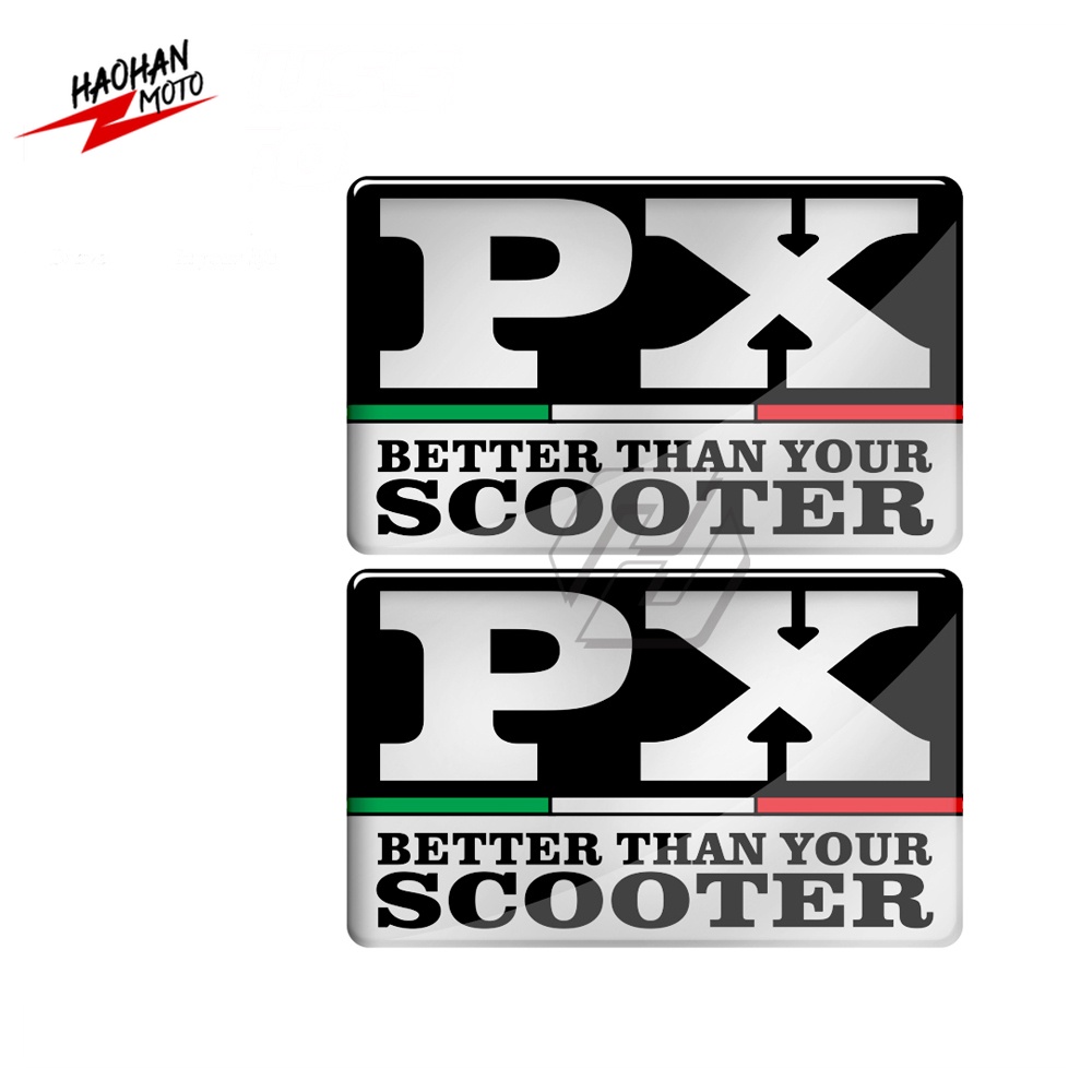 Miếng Dán 3D Trang Trí Cho Xe Máy Vespa PX125 PX150 PX200 PX 125 150 200