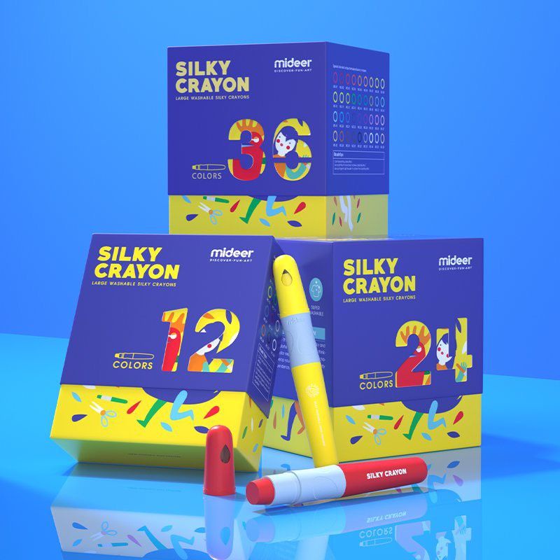 Bút màu sáp dầu Mideer Silky Crayon