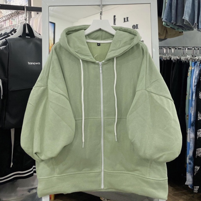 Khoác khoác hoodie dây kéo from lững nữ ( hình thật ) kèm clip | WebRaoVat - webraovat.net.vn