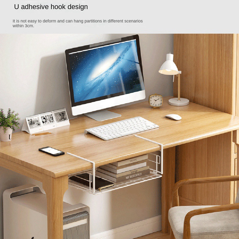 Dưới giỏ kệ , dưới kệ Giỏ dây treo Giỏ dưới kệ Giá để đồ cho nhà bếp Giá sách Pantry