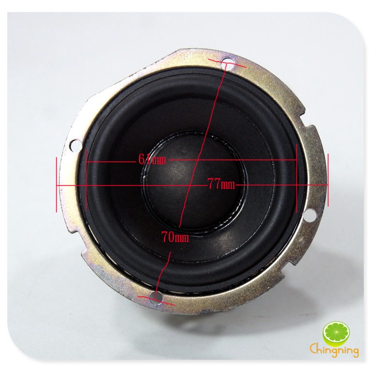 Củ Loa rời Bass Mid 2.75 inch 4ohm 20w. DIY loa di động, loa thông minh