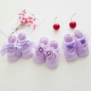 Set 3 đôi giày tất tập đi cho bé
