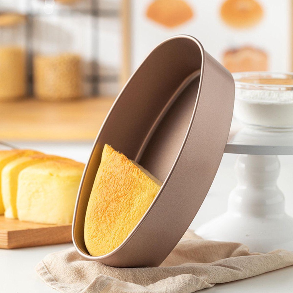 Khuôn Nướng Bánh Mì Hình Oval Bằng Thép Carbon