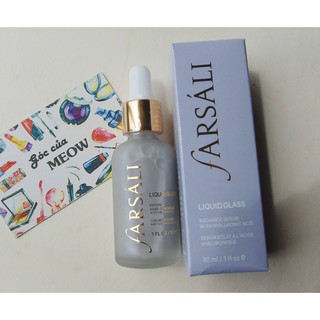 [Fullsize 30ml] FARSALI Liquid Glass Radiance Serum dưỡng ẩm, làm kem lót giúp da căng bóng